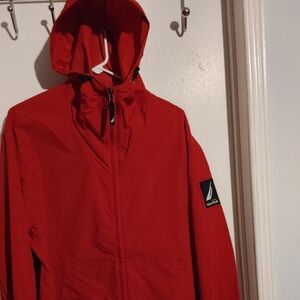 BRAND NEW! NAUTICA RED RAIN SPRING SUMMER JACKET. MENS L